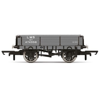 HORNBY R60022 3 PLANK LMS GREY WAGON