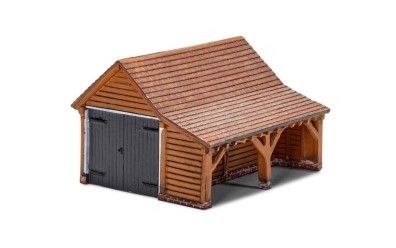 HORNBY R7271 MODERN TIMBER GARAGE