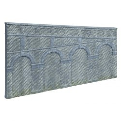HORNBY R7375 HIGH LEVEL STEPPED RETAINING WALLS X 2