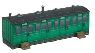 HORNBY R7376 GROUNDED 6 WHEEL COACH SUMMER HOUSE