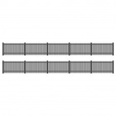 RATIO 422 GWR STATION FENCING-BLACK