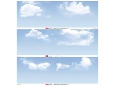 PECO SKP-03 SKY & CLOUDS SCENIC BACKGROUND