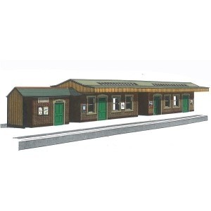 SUPERQUICK A04 ISLAND PLATFORM BUILDING KIT 