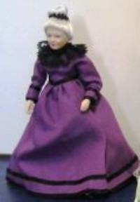 DOLLHOUSE ELDERLY LADY