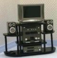 ENTERTAINMENT UNIT-BLACK