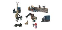 WOODLAND SCENICS D226 CATS & DOGS KIT