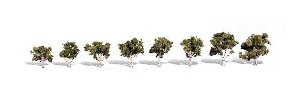 WOODLAND SCENICS  TR3531 WATERS EDGE 8 PACK TREES 