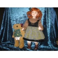 PORCELAIN DOLL-BETTY WITH BEAR