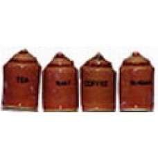CANISTERS-BROWN