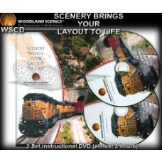 WOODLAND SCENICS 2 PART SCENERY & TERRAIN DVD