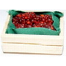 CRATE OF RED BERRIES