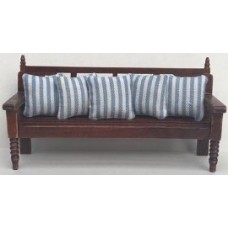 BENCH SEAT-SLATTED WITH CUSHIONS