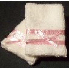 TOWELS WITH PINK RIBBON