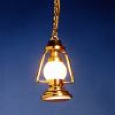 Hanging brass kero light