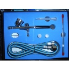 AIRBRUSH NHDU-30K Dual Action With Hose & Accessories