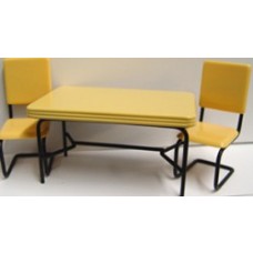DINING TABLE WITH 2 CHAIRS-RETRO