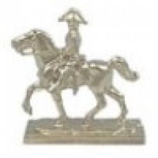 ORNAMENT-SOLDIER ON HORSE GOLD