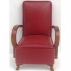 ARMCHAIR-RED 40s TO 60s STYLE