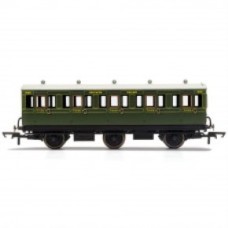 HORNBY R40132A SOUTHERN RAIL 3RD CLASS COACH WITH LIGHTS