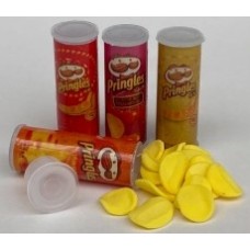 FOOD-PRINGLES X 4 PACKETS